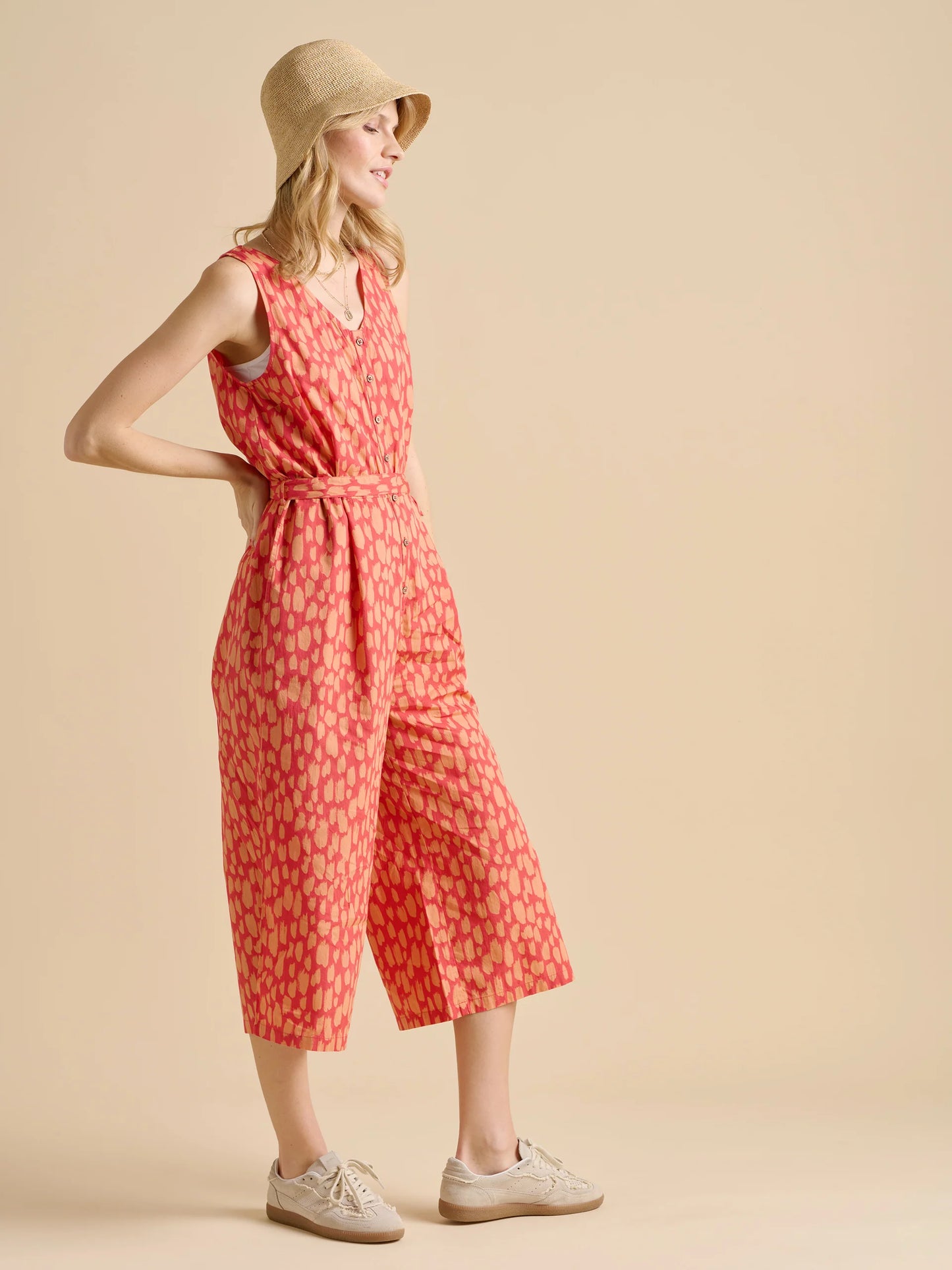 BRAKEBURN "Sundown Jumpsuit" ( Coral)