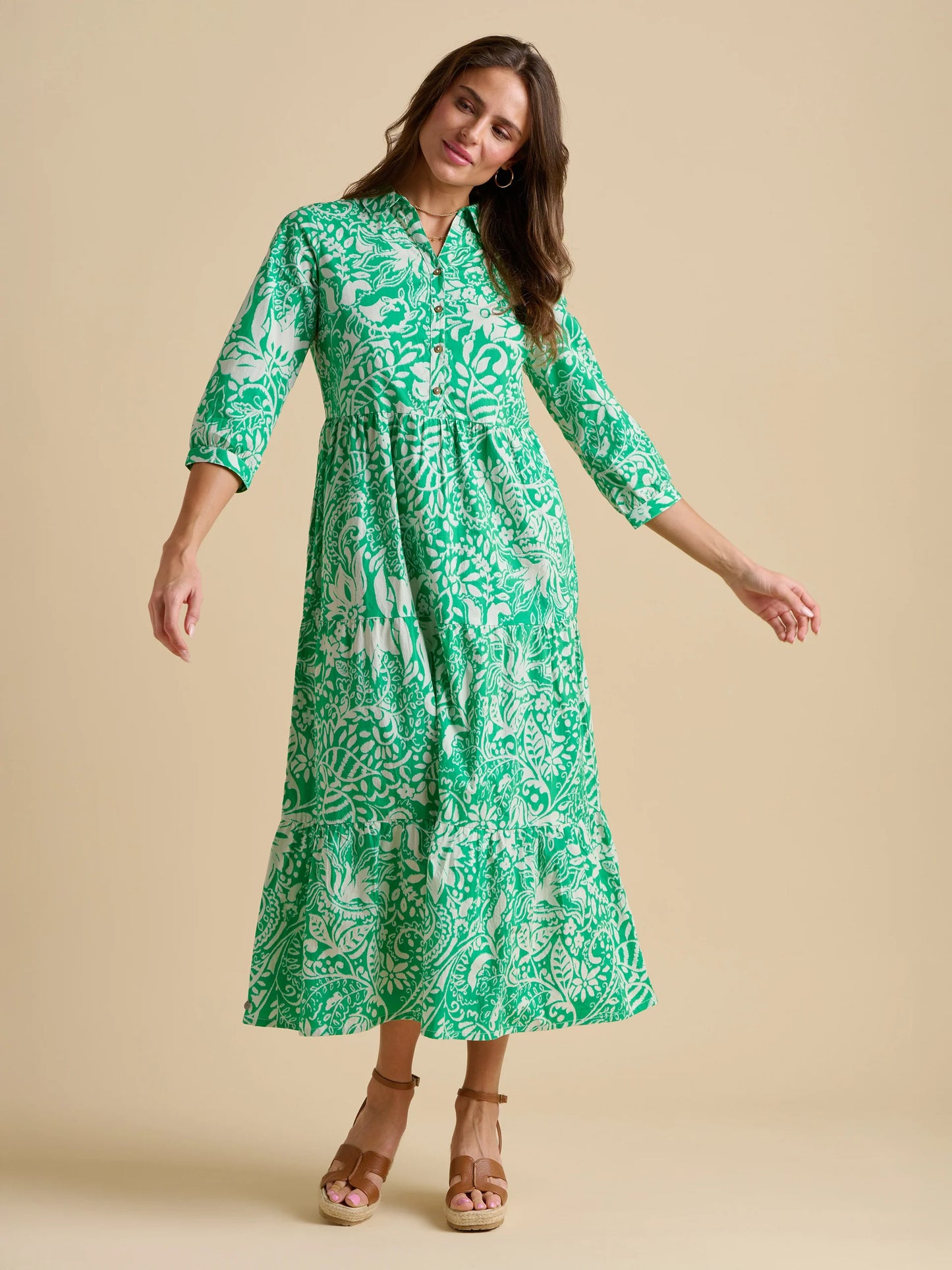 BRAKEBURN "Wildflower Maxi" (Green)