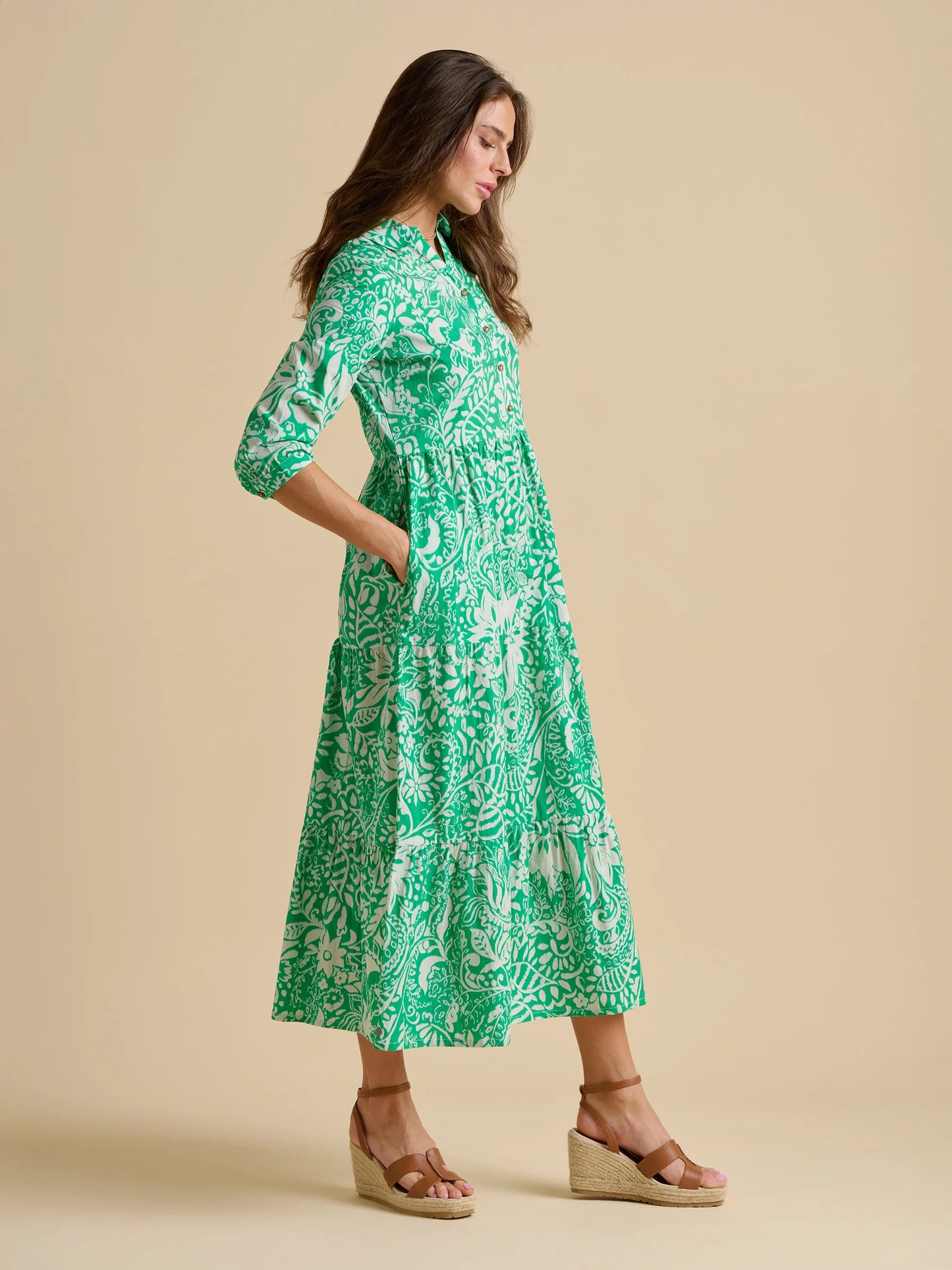 BRAKEBURN "Wildflower Maxi" (Green)