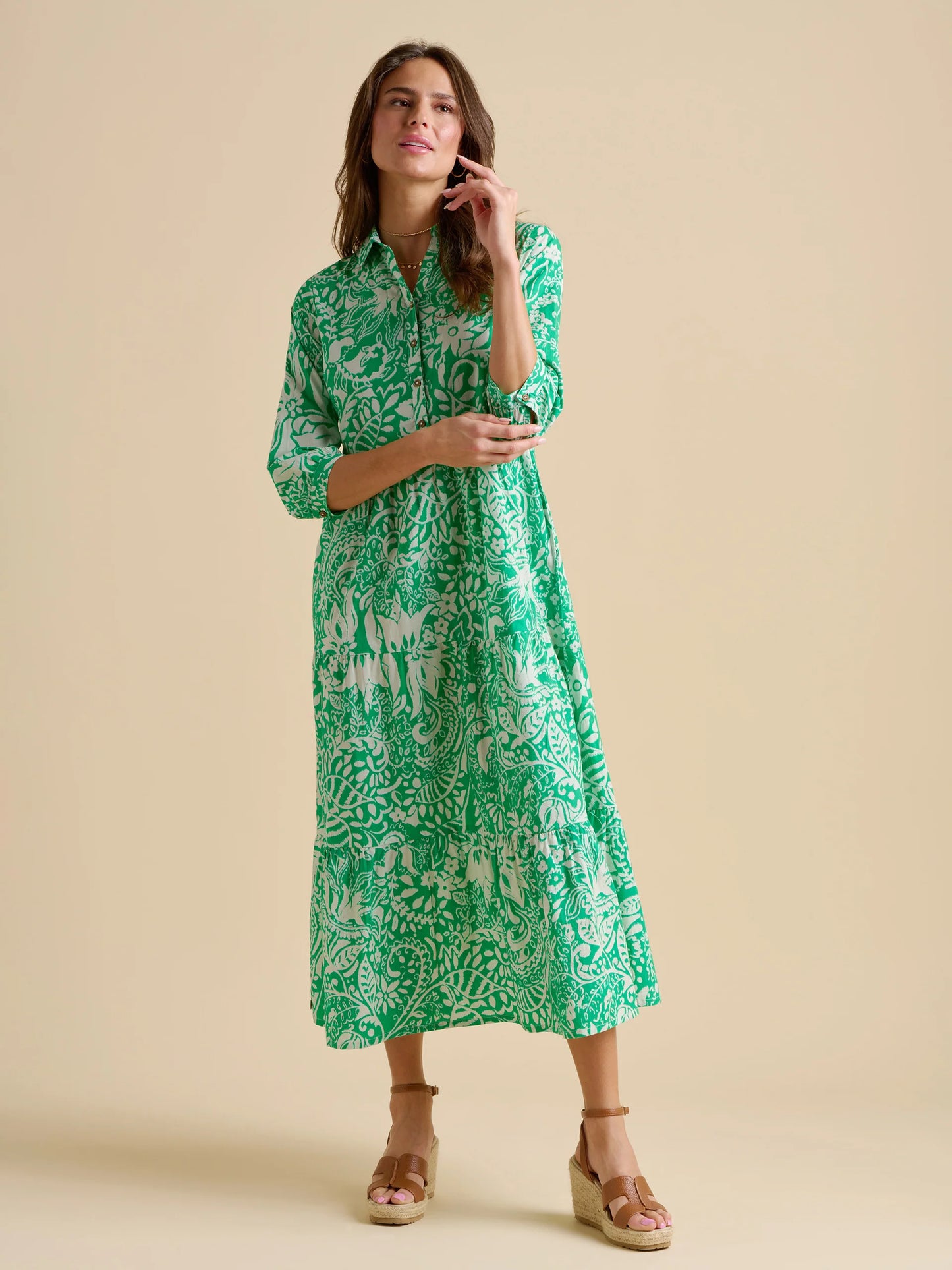 BRAKEBURN "Wildflower Maxi" (Green)