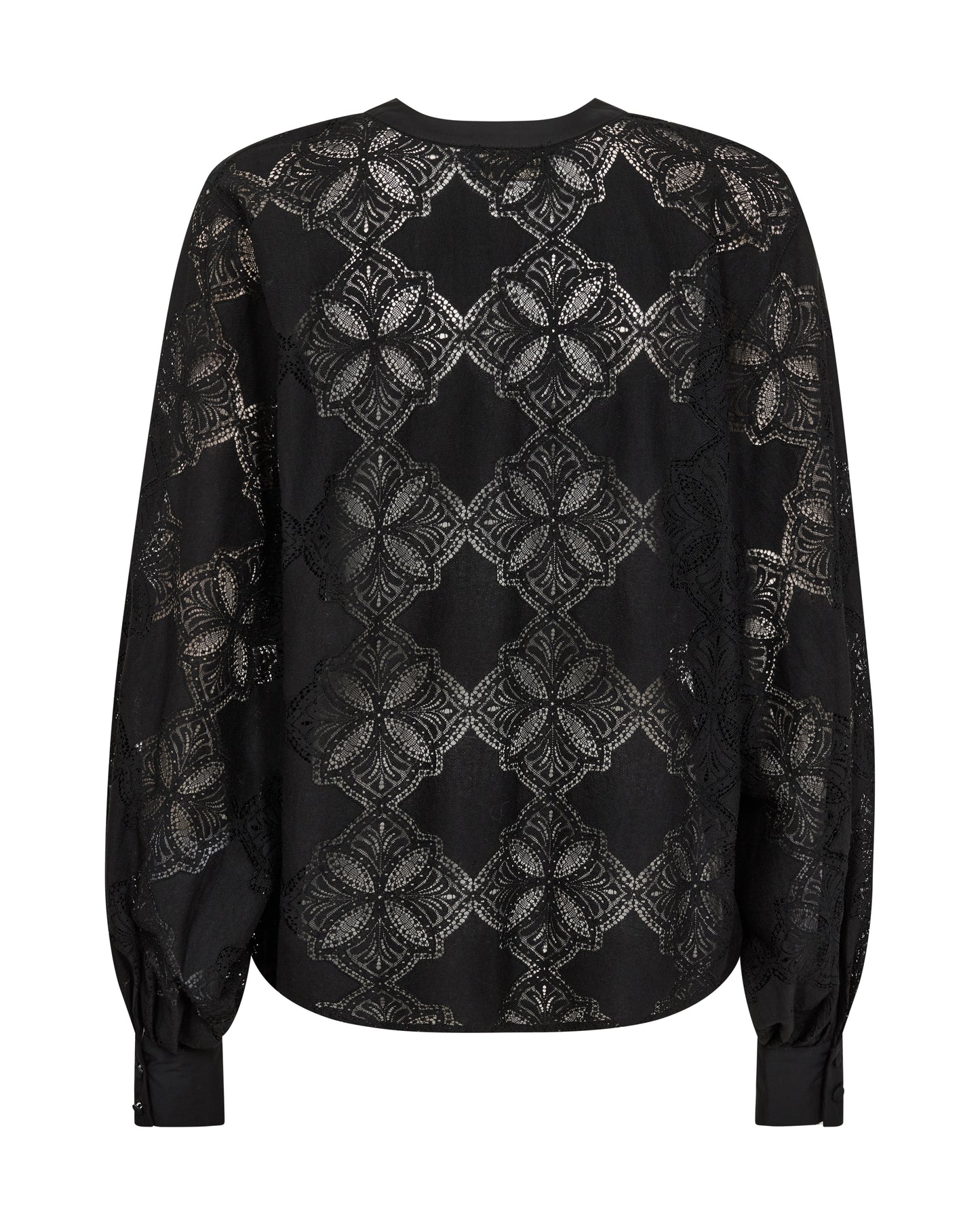 MOS MOSH 'MMYen' Lace Blouse Winter (Black)