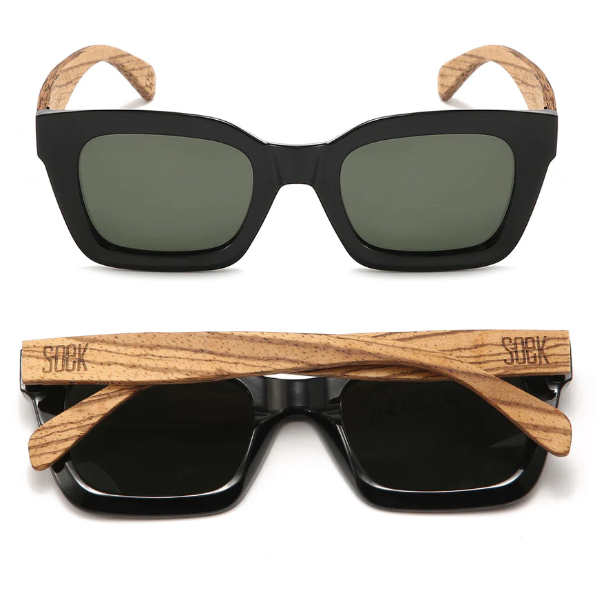 SOEK 'Zahra' (Midnight/Nude) Eco-Friendly Sunglasses
