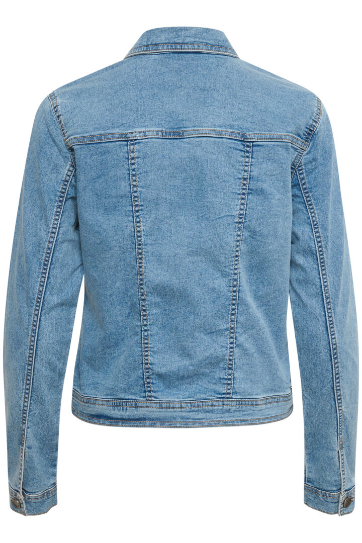 KAFFE 'Vicky' Jean Jacket (Blue)