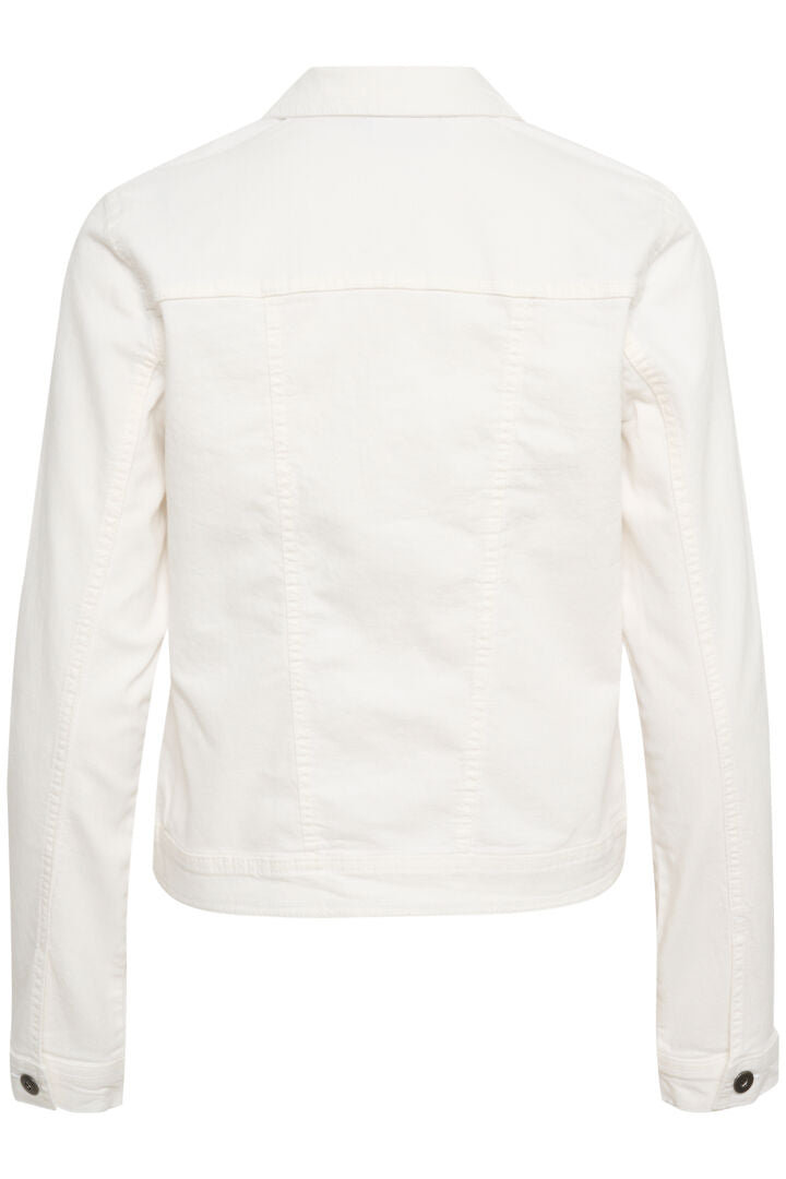 KAFFE 'Zelina' Denim Jacket (White)